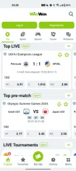 WinWinBet screenshot