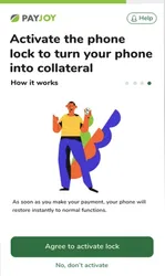 PayJoy screenshot