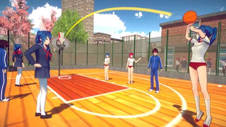 Anime High School Girl Life 3D screenshot
