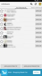 Unfollowers for Instagram screenshot