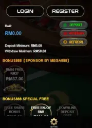 Bonus888 screenshot