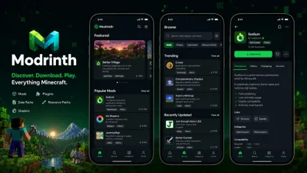 Modrinth screenshot
