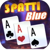 3 Patti Blue logo