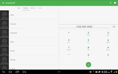 GrooVe IP VoIP Calls & Text screenshot