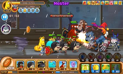 Larva Heroes screenshot