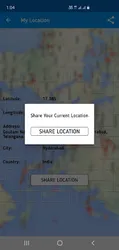 Live Location, GPS Coordinates screenshot