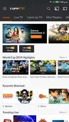 YuppTV LiveTV, Live Cricket screenshot