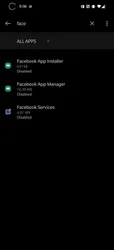 Facebook Services screenshot