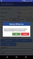 Mantra RD Service screenshot
