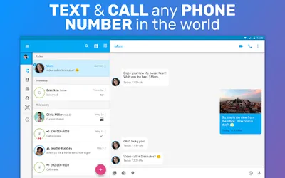 TextMe Up Calling & Texts screenshot