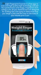 Weight Finger Scanner Prank screenshot