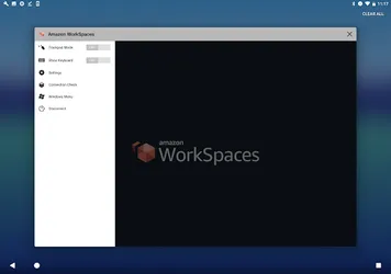 Amazon WorkSpaces screenshot