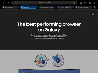 Samsung Internet Browser screenshot