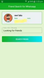 Friend Search For WhatsApp screenshot