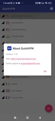 QuickVPN screenshot