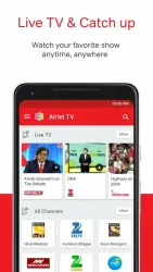 Airtel TV screenshot