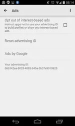Google Play services screenshot