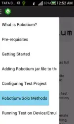 Robotium screenshot