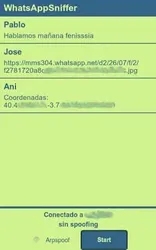 WhatsApp Sniffer & Spy Tool screenshot