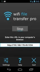 WiFi File Transfer Pro screenshot