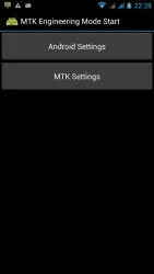 MTK Engineering Mode screenshot