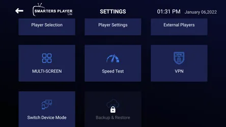 Smarters Player Lite screenshot