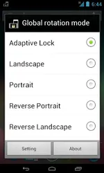 Rotation Lock Adaptive screenshot