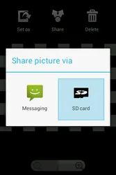 Send to SD card screenshot