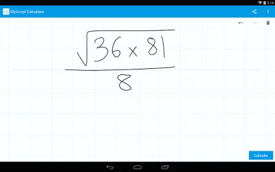 MyScript Calculator screenshot