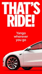 Yango — different from a taxi screenshot