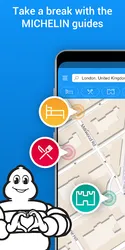 ViaMichelin GPS Route Planner screenshot