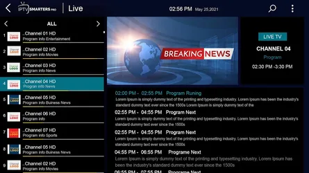 IPTV Smarters Pro screenshot