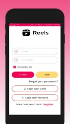 Reels App screenshot