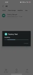Factory Test screenshot