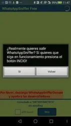 Whatsapp Sniffer screenshot