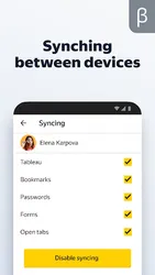 Yandex Browser (beta) screenshot