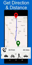 GPS Map Navigation Route Find screenshot