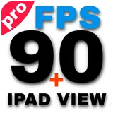 90FPS & with IPAD View PUBG logo