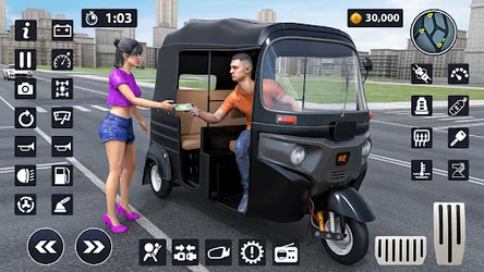 Modern Rickshaw Driving Games screenshot