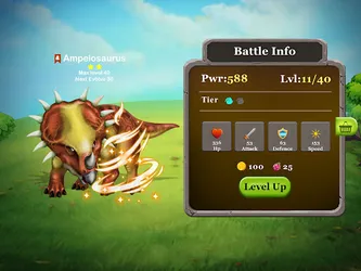 Dino Battle screenshot