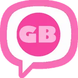 Pink GBWhatsaap logo