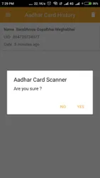 Aadhar Card QR Scanner screenshot