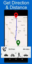 GPS Map Navigation Route Find screenshot