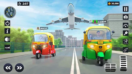 Modern Rickshaw Driving Games screenshot