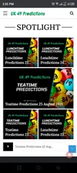 UK 49 Predictions screenshot