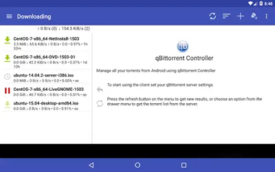 qBittorrent Controller screenshot