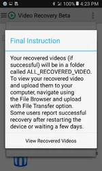 Video Recovery screenshot