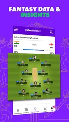 Yahoo Cricket App screenshot