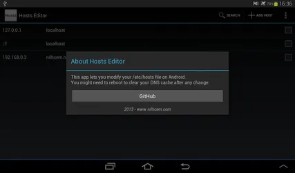 Hosts Editor screenshot