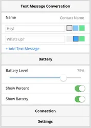 iFake Text Message screenshot